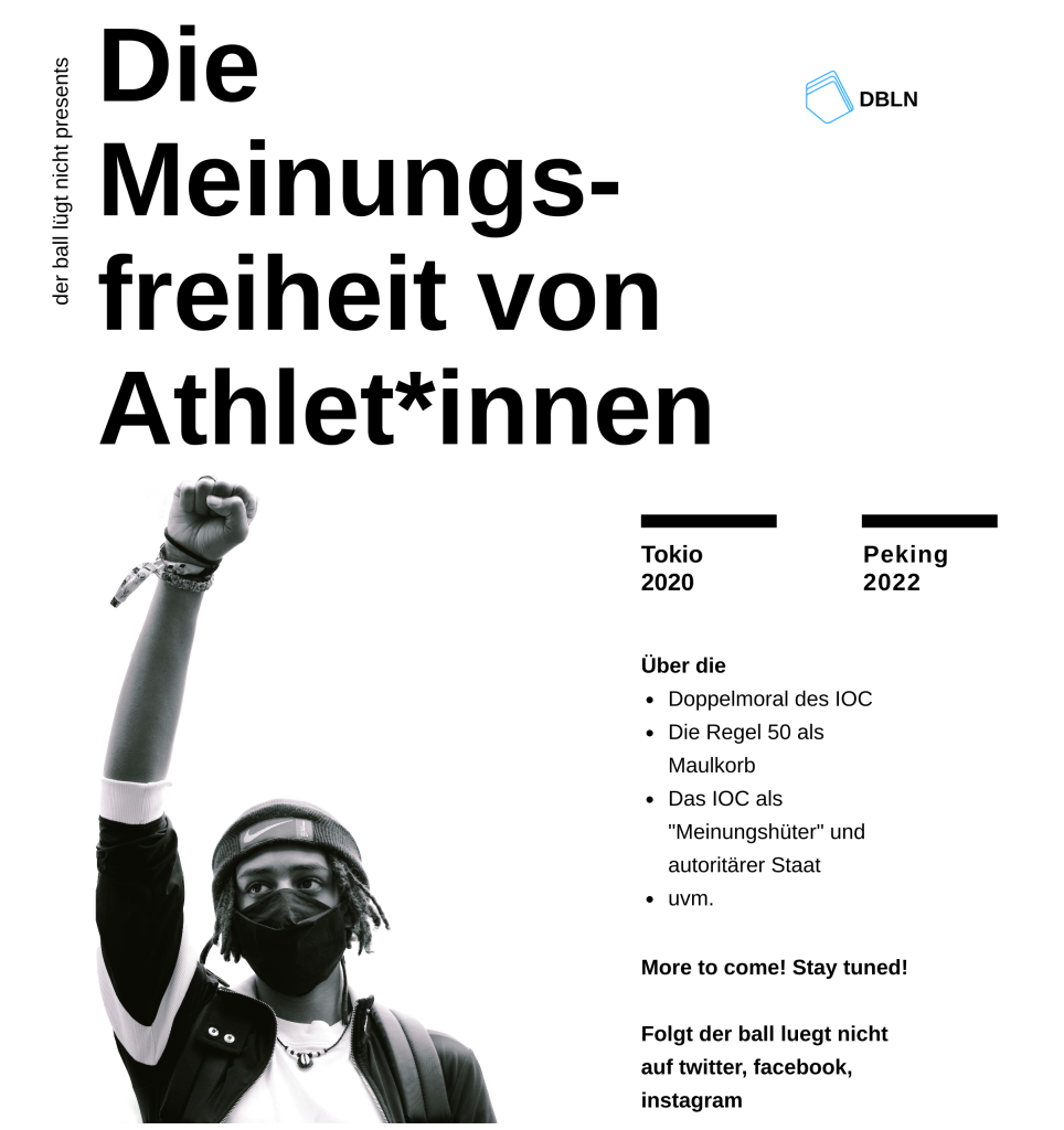 Meinungsfreit der Athlet*innen
